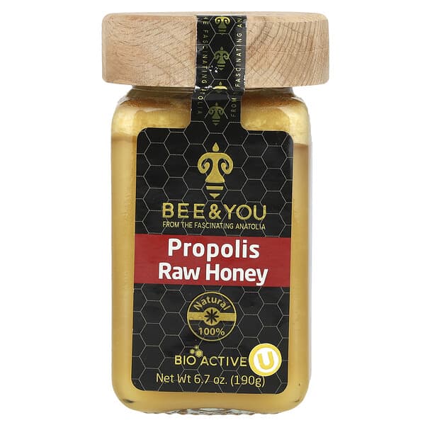 Bee & You, 프로폴리스 생꿀, 190g(6.7oz)