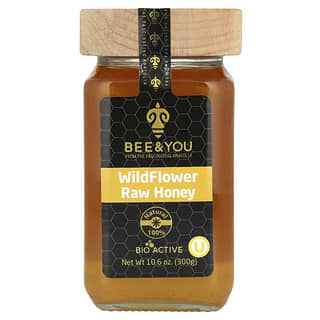 Bee&You, WildFlower Raw Honey, 10.6 oz (300 g)