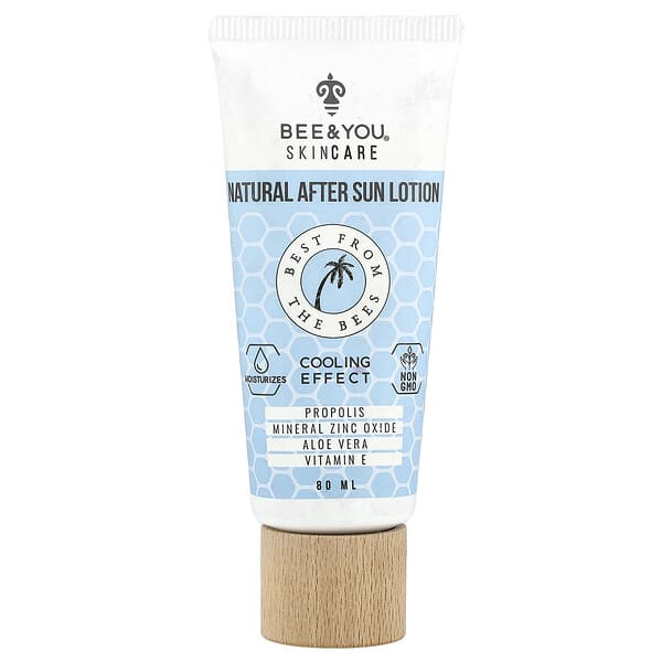 Bee & You, Loción natural para después del sol, 80 ml