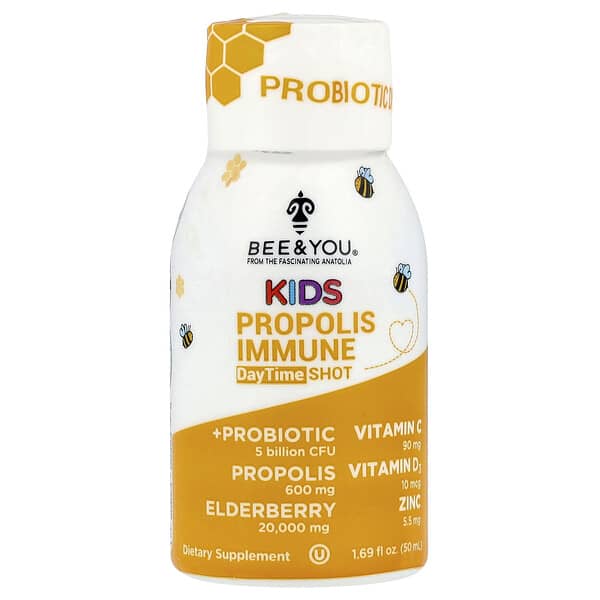 Kids, Propolis Immune DayTime Shot, 1.69 fl oz (50 ml)