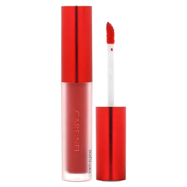 Care:Nel, 루비 에어핏 벨벳 틴트, 03 선셋 레드, 4.5g(0.15oz)