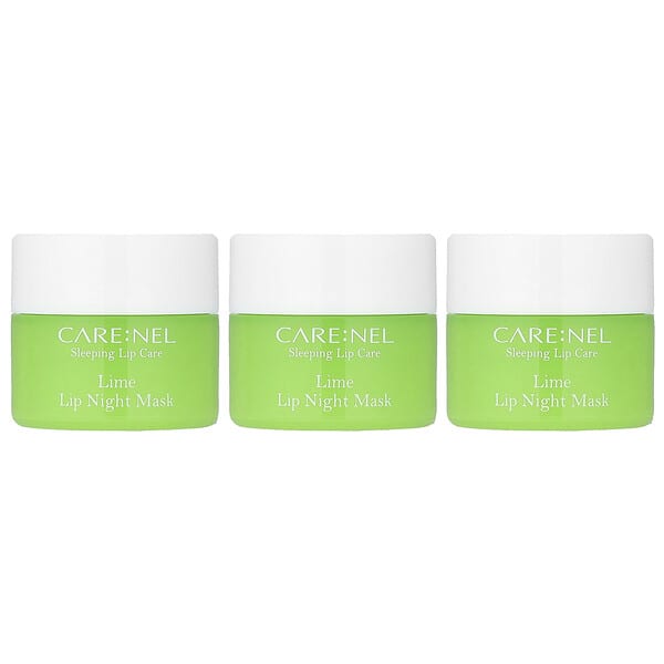 Care:Nel, 립 나이트 마스크 세트, 라임, 3개, 각 (5g)