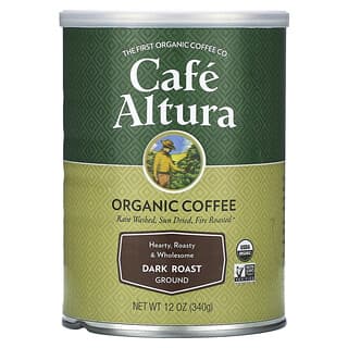 Cafe Altura, Органический кофе, молотый, темной обжарки, 340 г (12 унций)