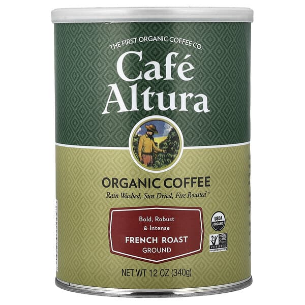 Cafe Altura, 유기농 커피, 프렌치 로스트, 12 oz (339 g)