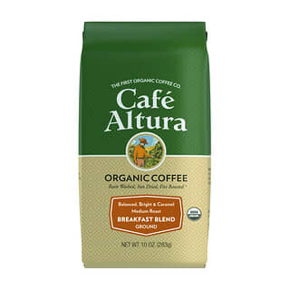 Cafe Altura, قهوة عضوية، توليفة الإفطار، مطحونة، تحميص متوسط، 10 أونصة (283 جم)