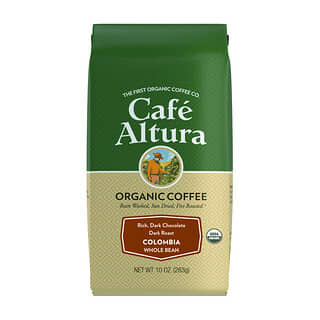 Cafe Altura, Café Orgânico, Colômbia, Feijão Integral, Torra Escura, 283 g (10 oz)