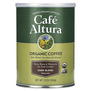 Cafe Altura, Café Orgânico, Moído, Mistura Escura, 340 g (12 oz)