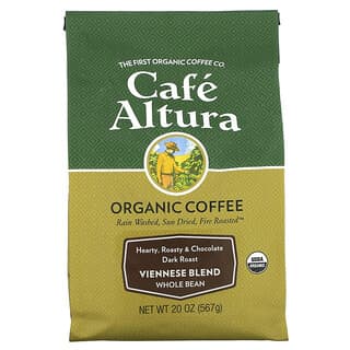 Cafe Altura, 有机咖啡，Viennese Blend，深度烘焙，整颗咖啡豆，20 盎司（567 克）