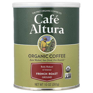 Cafe Altura, Café Orgânico, Moído, Torra Francesa, 283 g (10 oz)