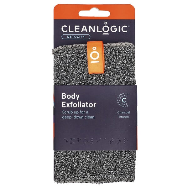 Cleanlogic, Detoxify, Body Exfoliator, 1 Count