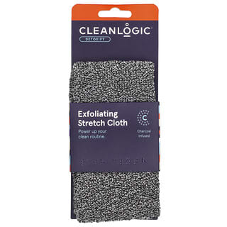 CleanLogic, Detoxify, Exfoliating Stretch Cloth, Detoxify, Peeling-Stretchtuch, 1 Stück