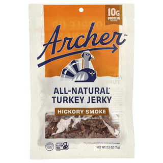 Country Archer Jerky, All-Natural Turkey Jerky, Hickory Smoke, Mild,  2.5 oz (71 g)