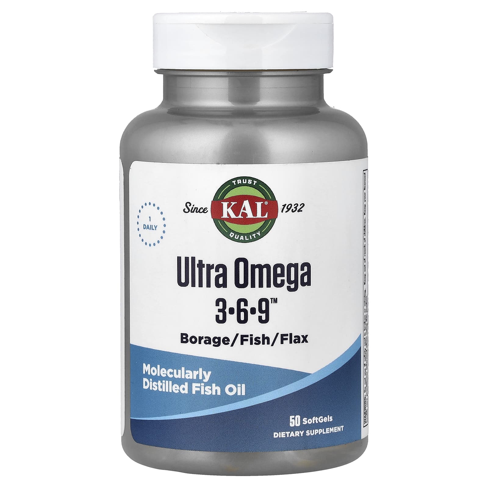 Ultra Omega 3-6-9™（ウルトラオメガ3-6-9）、ソフトジェル50粒