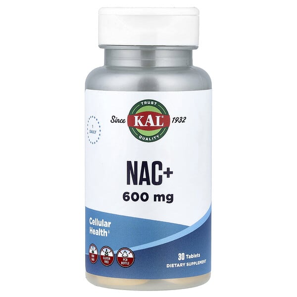 KAL, NAC+，600 毫克，30 片