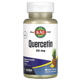 KAL, Quercétine, Ananas, 50 mg, 90 microcomprimés