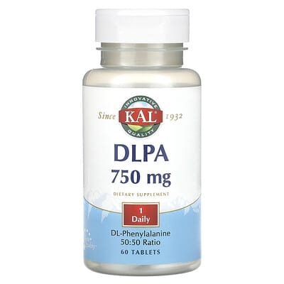KAL, DL-Phenylalanine, 750 mg, 60 Tablets
