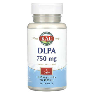 KAL, DLPA (DL-фенилаланин), 750 мг, 60 таблеток