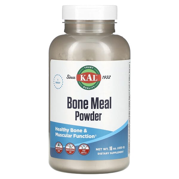 KAL, Bone Meal Powder, 16 oz, (450 g)