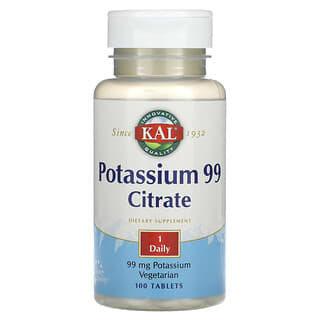 KAL, Citrato de potasio 99, 99 mg, 100 comprimidos