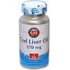 Cod Liver Oil, 370 mg, 100 Softgels