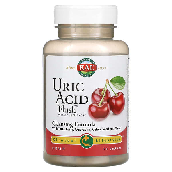 KAL, Uric Acid Flush, 60 VegCaps