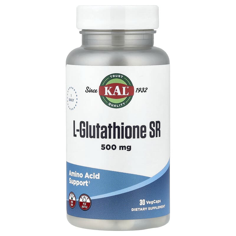 glutathione supplement iherb L-Glutathione SR, 500 mg, 30 VegCaps