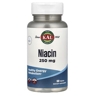 KAL, Niacin, 250 mg, 100 Tabletter