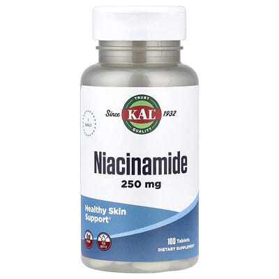 KAL, Niacinamide, 250 mg, 100 Tablets