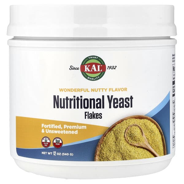 KAL, 영양 효모 플레이크, Wonderly Nutty, 340g(12oz)