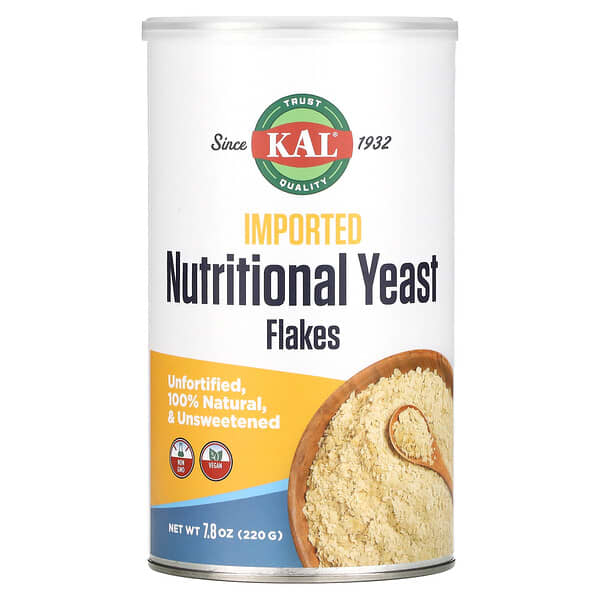 KAL, Imported Nutritional Yeast, Fine Flakes, 7.8 oz (220 g)