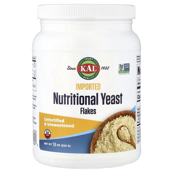 KAL, 수입산 영양 효모 플레이크, 220g (7.8oz)