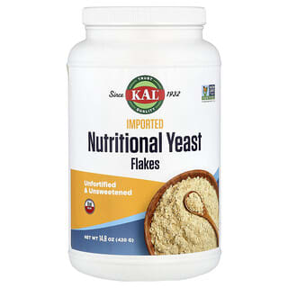 KAL, Imported Nutritional Yeast Flakes, 14.8 oz (420 g)