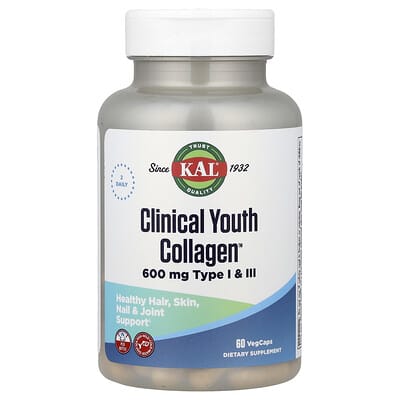 KAL, Clinical Youth Collagen™, 60 Vegetarian Capsules