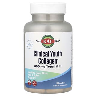 كال‏, Clinical Youth Collagen ™ ، 60 كبسولة نباتية