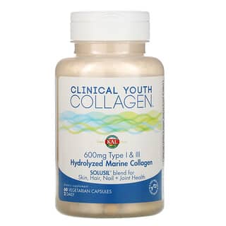 KAL, Clinical Youth Collagen 胶原蛋白，60 粒素食胶囊