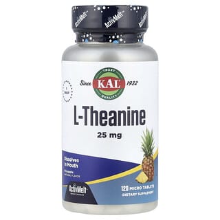 KAL, L-Theanine, Ananas, 25 mg, 120 Mikro Tablet