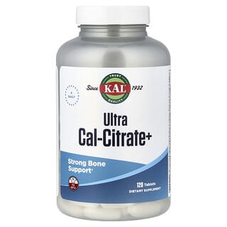 KAL, Ultra Cal-Citrate+, 120 tabletter