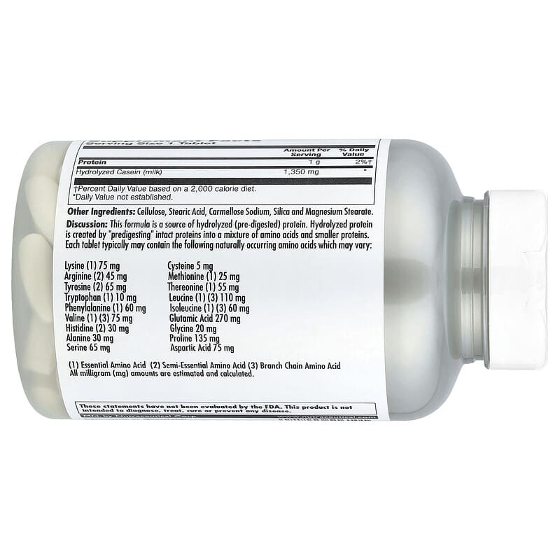 Complejo de aminoácidos 1000, 1000 mg, 100 comprimidos
