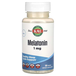 KAL, мелатонін, 1 мг, 120 таблеток