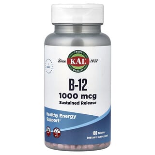 KAL, B12, 1000 mcg, 100 comprimidos