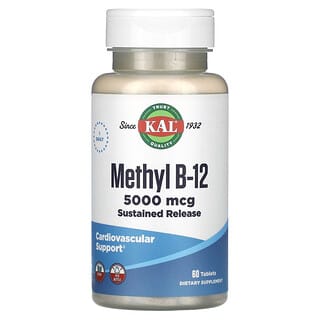 KAL, Metil B12, 5000 mcg, 60 comprimidos
