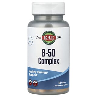 KAL, B-50 Complex, 50 Tablets