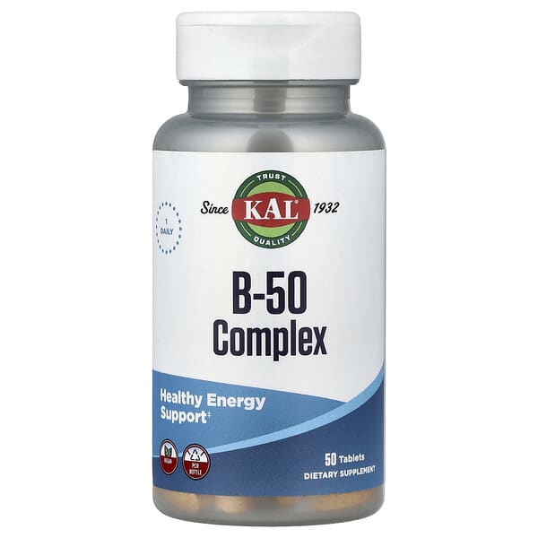 B-50 Complex, 50 Tablets