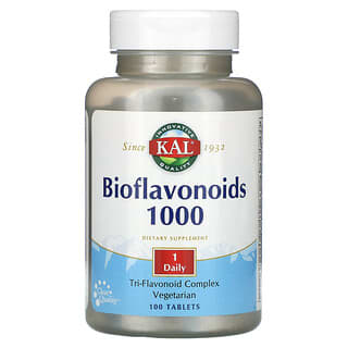 KAL, Bioflavonoids 1,000, 100 Tablets
