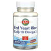 Czerwony ryż drożdżowy, koenzym Q10, Omega 3, 60 miękkich kapsułek