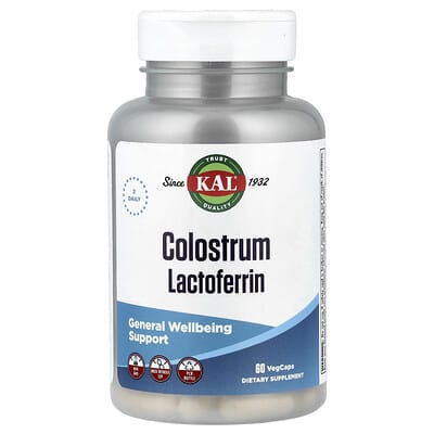 KAL, Colostrum Lactoferrin, 60 Vegetarian Capsules