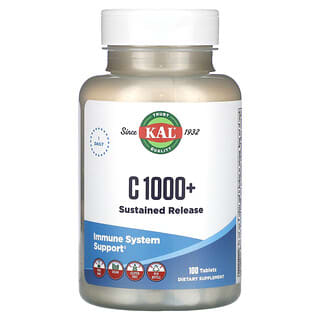 KAL, C 1000+ Sustainable Release, 100 Tablets