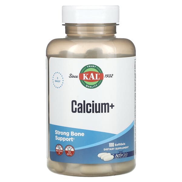 Calcium+, 100 Softgels