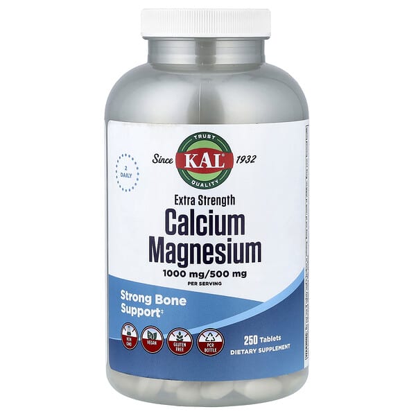 Calcium Magnesium, 250 Tablets