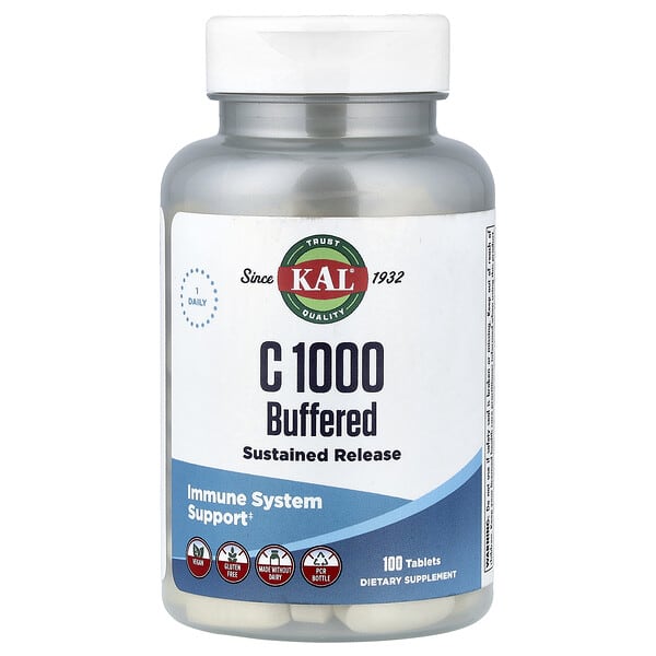 C 1000 Buffered, 100 Tablets